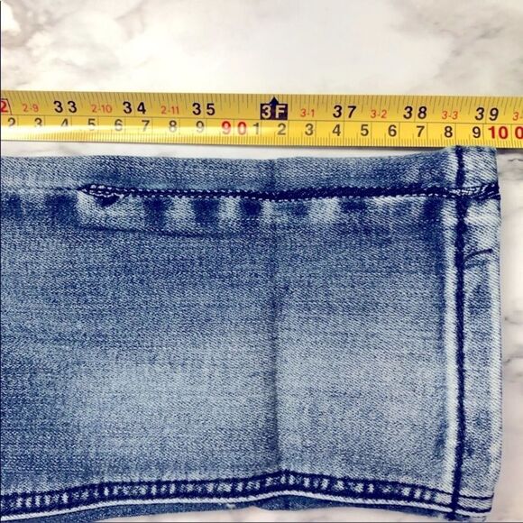 Rocks & Indigo hi-rise skinny jeans with  patches - Picture 10 of 11